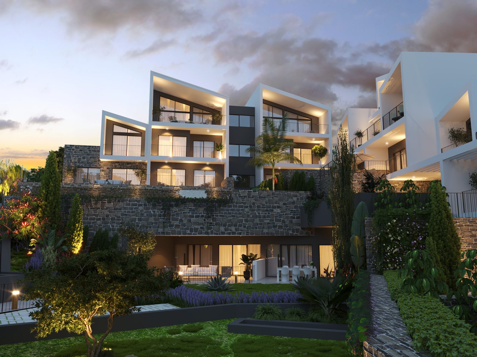 Evening exterior