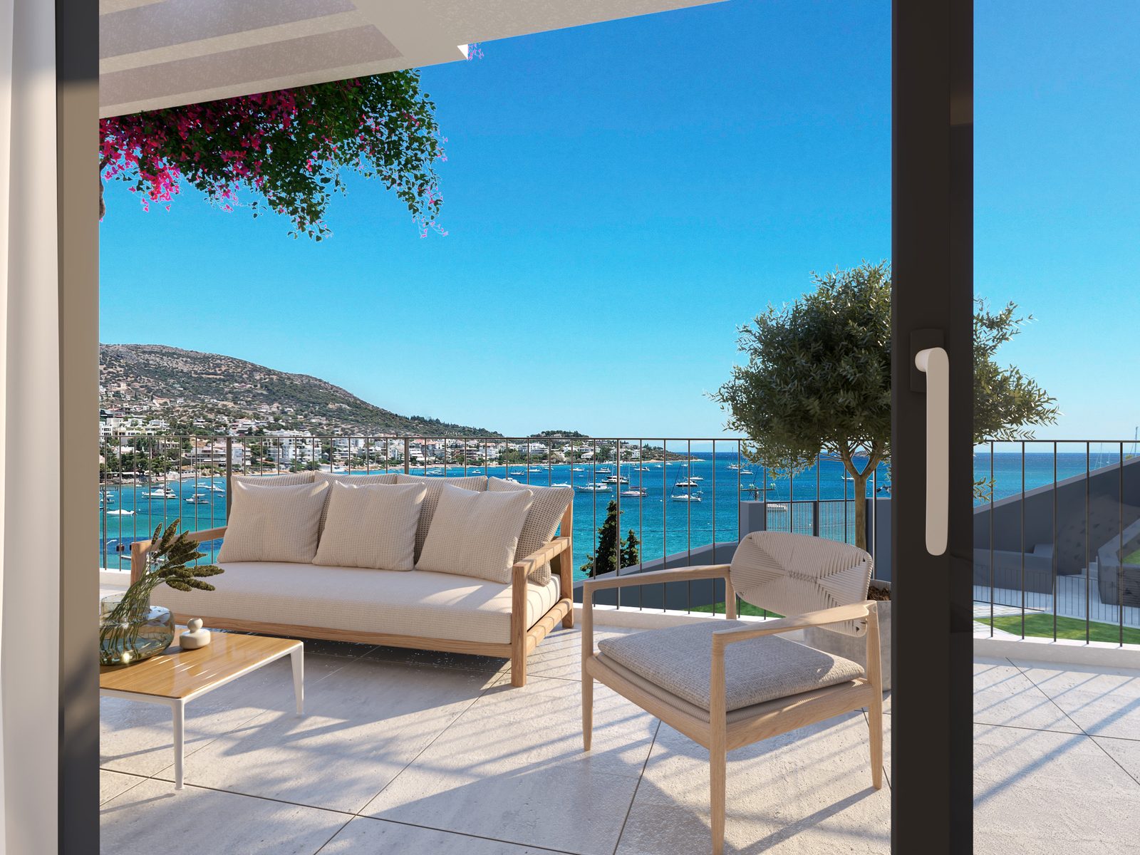 Terrace with sea view